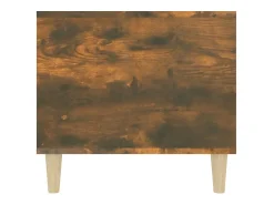 Discount Mesa de centro | Mesa de apoio 90x49x45 cm derivados madeira carvalho fumado Castanho