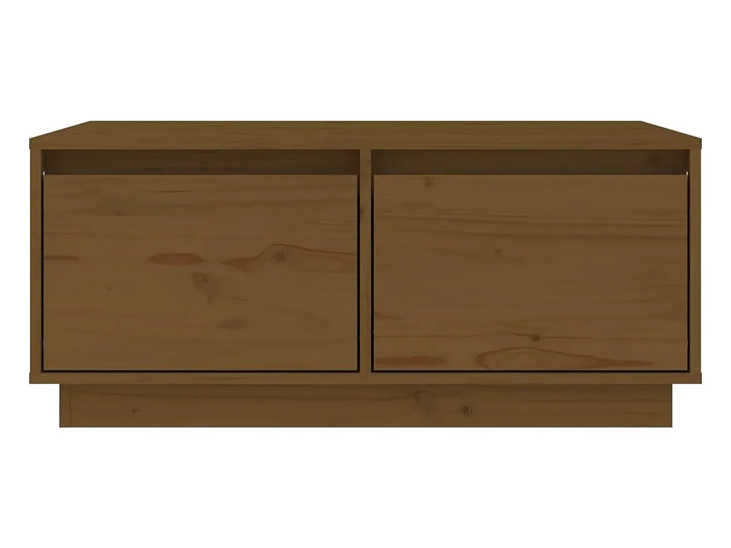 Mesa de centro | Mesa de apoio 80x50x35 cm madeira de pinho maciça -mel^ Mesa De Centro