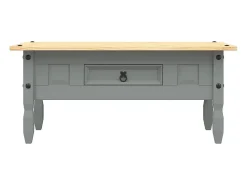 Mesa de centro | Mesa de apoio Corona pinho mexicano 100x55x44 cm^ Mesa De Centro