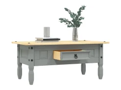 Mesa de centro | Mesa de apoio Corona pinho mexicano 100x55x44 cm^ Mesa De Centro