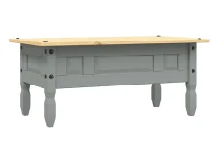 Mesa de centro | Mesa de apoio Corona pinho mexicano 100x55x44 cm^ Mesa De Centro