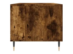 Discount Mesa de centro | Mesa de apoio 90x49x45 cm derivados madeira carvalho fumado Castanho
