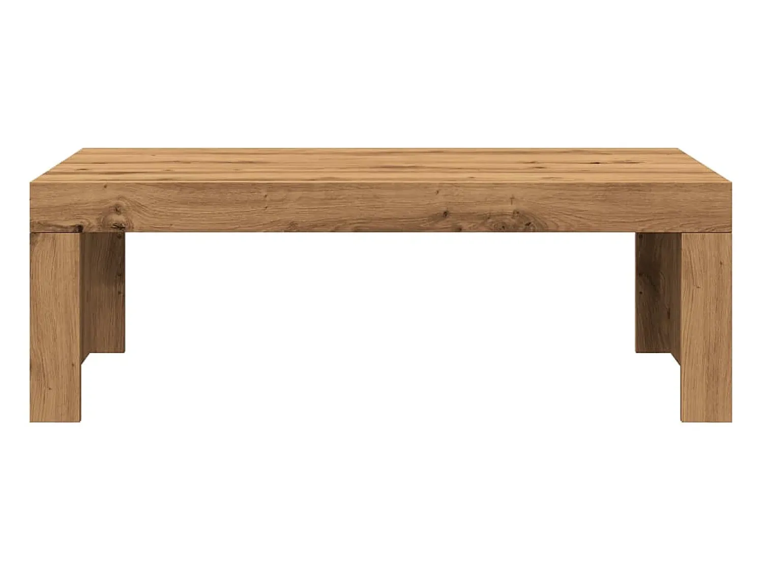 Mesa de centro | Mesa de apoio | Mesa de café 102x50x35 cm deriv. madeira carvalho artisiano^ Mesa De Centro