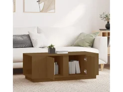 Sale Mesa de centro | Mesa de apoio 110x50x40cm madeira de pinho maciça mel Castanho