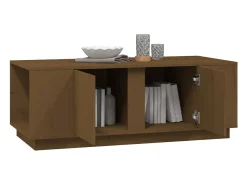 Sale Mesa de centro | Mesa de apoio 110x50x40cm madeira de pinho maciça mel Castanho