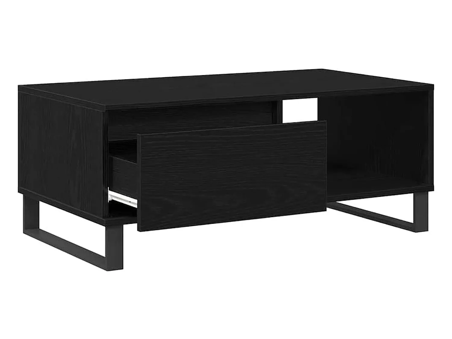 Mesa de centro | Mesa de apoio Mesa de Café with Drawer Carvalho 90x50x36.5 cm^ Mesa De Centro