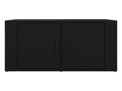 Mesa De Centro* Mesa de centro | Mesa de apoio 80x50x36 cm derivados de madeira Preto