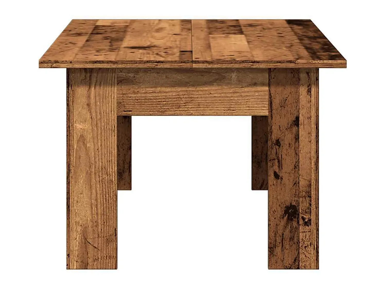 Mesa de centro | Mesa de apoio 100x60x42 cm derivados de madeira madeira velha^ Mesa De Centro