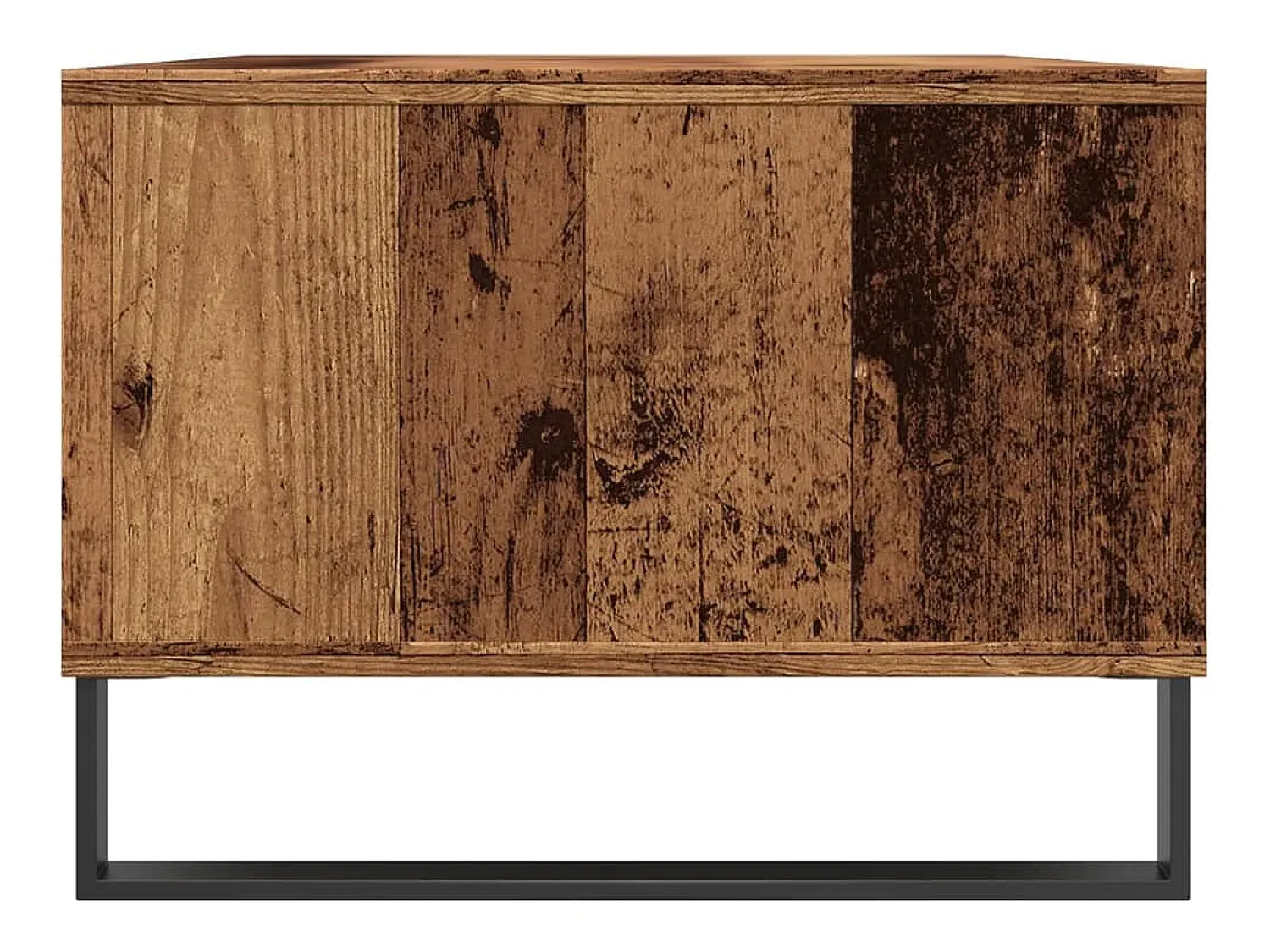 Mesa De Centro| Mesa de centro | Mesa de apoio | Mesa de café 90x50x36.5 cm derivados de madeira madeira velha Castanho