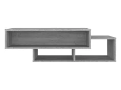 Mesa De Centro| Mesa de centro | Mesa de apoio 105x55x32cm derivados de madeira sonoma Cinzento