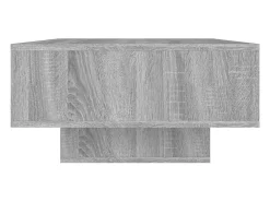 Mesa De Centro| Mesa de centro | Mesa de apoio 105x55x32cm derivados de madeira sonoma Cinzento