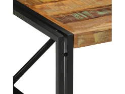Mesa de centro | Mesa de apoio 80x80x35 cm madeira maciça recuperada^ Mesa De Centro