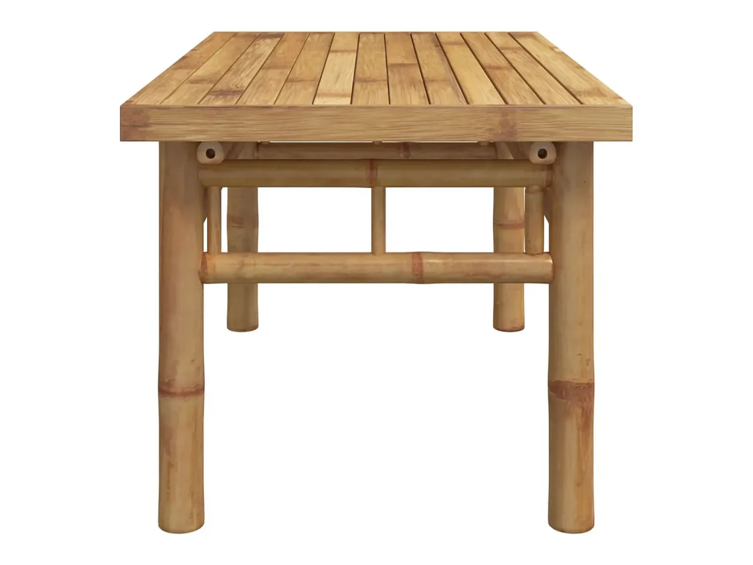 Mesa de centro | Mesa de apoio | Mesa de café 70x40x35 cm bambu^ Mesa De Centro
