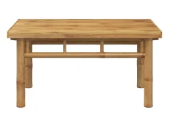 Mesa de centro | Mesa de apoio | Mesa de café 70x40x35 cm bambu^ Mesa De Centro
