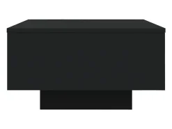Online Mesa de centro | Mesa de apoio com luzes LED 55x55x31 cm Preto