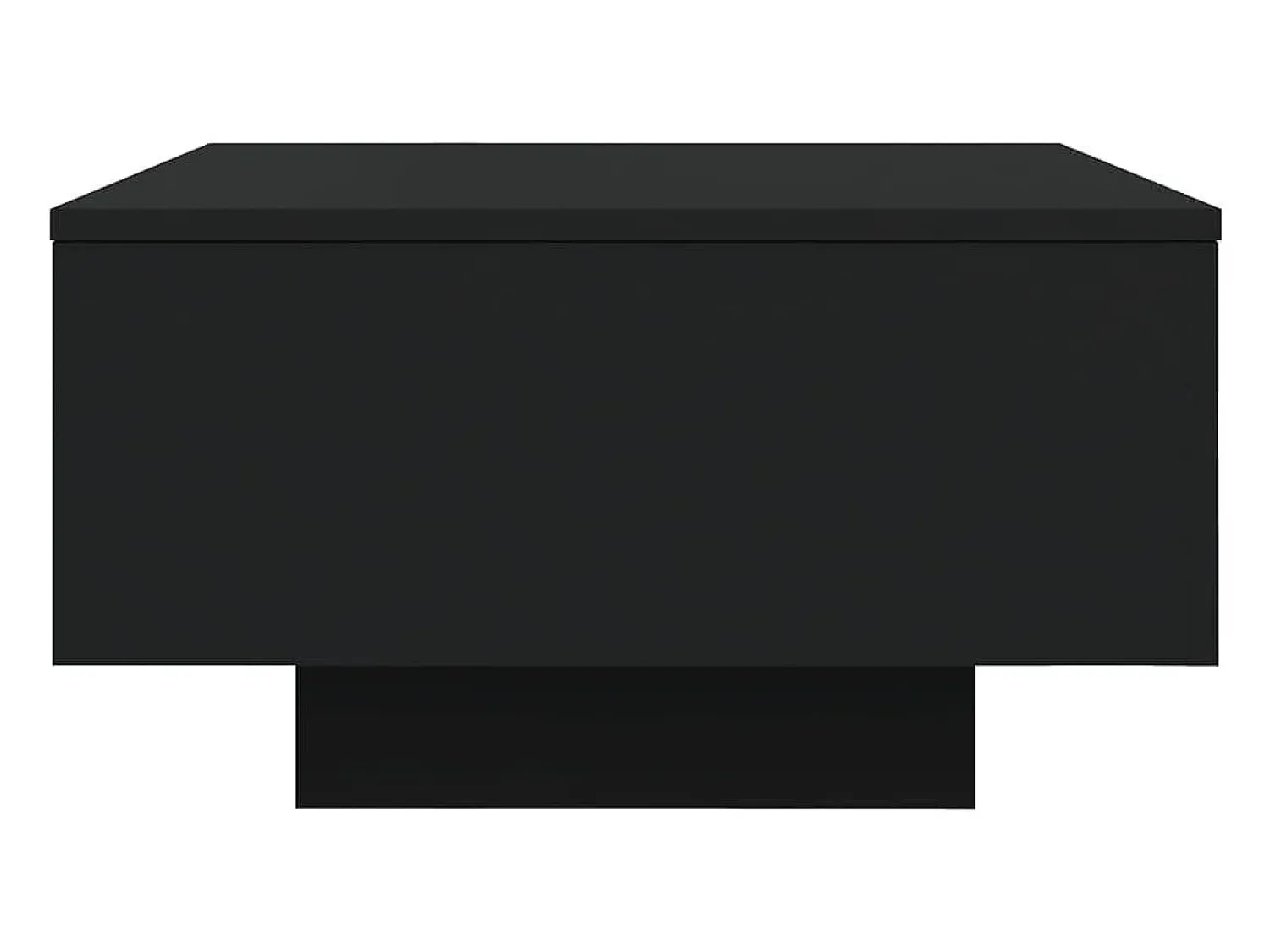 Online Mesa de centro | Mesa de apoio com luzes LED 55x55x31 cm Preto