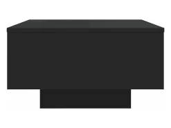 Online Mesa de centro | Mesa de apoio com luzes LED 55x55x31 cm Preto