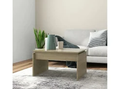Discount Mesa de centro | Mesa de apoio 68x50x38 cm derivados de madeira carvalho sonoma Castanho