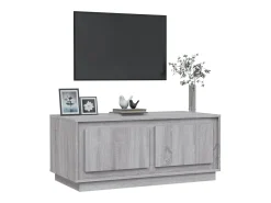 Mesa De Centro| Mesa de centro | Mesa de apoio 102x50x44 cm derivados madeira sonoma Cinzento