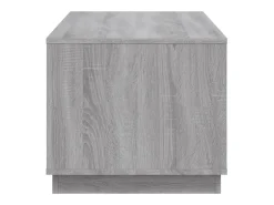 Mesa De Centro| Mesa de centro | Mesa de apoio 102x50x44 cm derivados madeira sonoma Cinzento