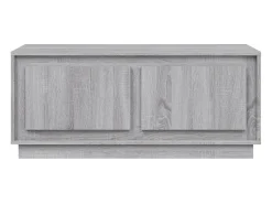 Mesa De Centro| Mesa de centro | Mesa de apoio 102x50x44 cm derivados madeira sonoma Cinzento