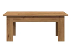 New Mesa de centro | Mesa de apoio | Mesa de café 100x60x42 cm derivados madeira carvalho artisiano Castanho