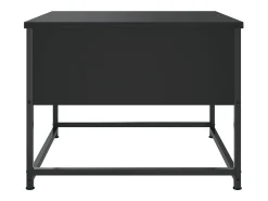 Mesa De Centro* Mesa de centro | Mesa de apoio 51x51x40 cm derivados de madeira Preto