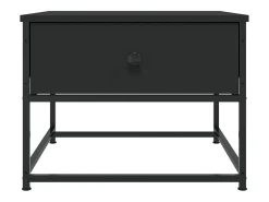 Mesa De Centro* Mesa de centro | Mesa de apoio 51x51x40 cm derivados de madeira Preto