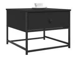 Mesa De Centro* Mesa de centro | Mesa de apoio 51x51x40 cm derivados de madeira Preto