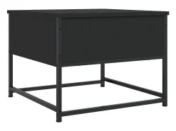 Mesa De Centro* Mesa de centro | Mesa de apoio 51x51x40 cm derivados de madeira Preto