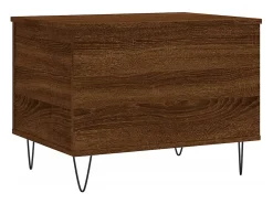 Hot Mesa de centro | Mesa de apoio | Mesa de café 60x44.5x45 cm derivados madeira carvalho Castanho