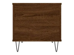 Hot Mesa de centro | Mesa de apoio | Mesa de café 60x44.5x45 cm derivados madeira carvalho Castanho