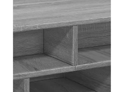 Best Mesa de centro | Mesa de apoio 70x70x29 cm derivados de madeira sonoma Cinzento