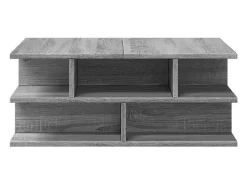 Best Mesa de centro | Mesa de apoio 70x70x29 cm derivados de madeira sonoma Cinzento