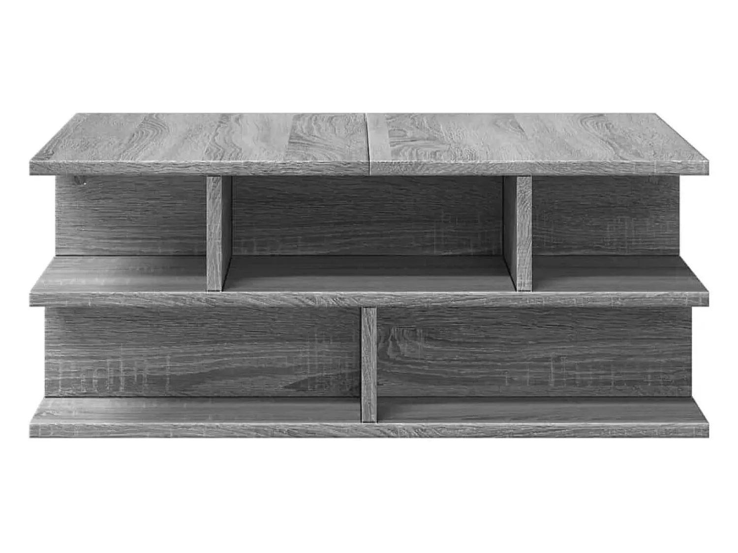 Best Mesa de centro | Mesa de apoio 70x70x29 cm derivados de madeira sonoma Cinzento