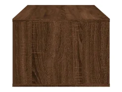 Mesa De Centro| Mesa de centro | Mesa de apoio 100x50.5x35 derivados madeira carvalho Castanho