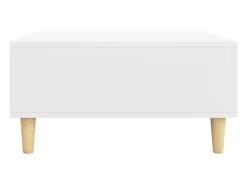 Mesa De Centro* Mesa de centro | Mesa de apoio 60x60x30 cm contraplacado Branco