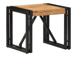 New Mesa de centro | Mesa de apoio | Mesa de café 40x40x35 cm madeira de acácia maciça Castanho