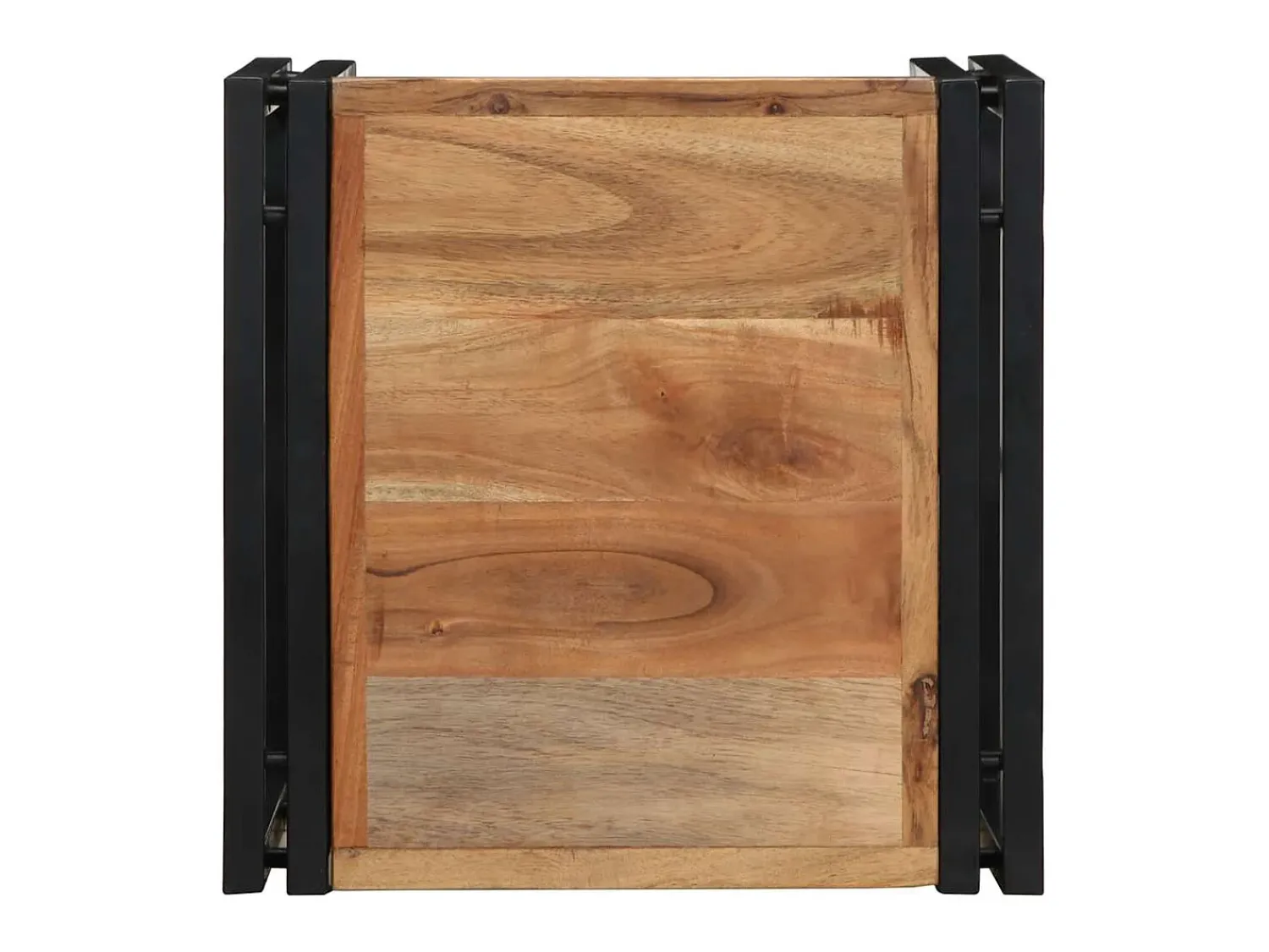 New Mesa de centro | Mesa de apoio | Mesa de café 40x40x35 cm madeira de acácia maciça Castanho
