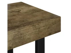 Mesa de centro | Mesa de apoio 90x45x40 cm MDF e ferro -escuro e preto^ Mesa De Centro