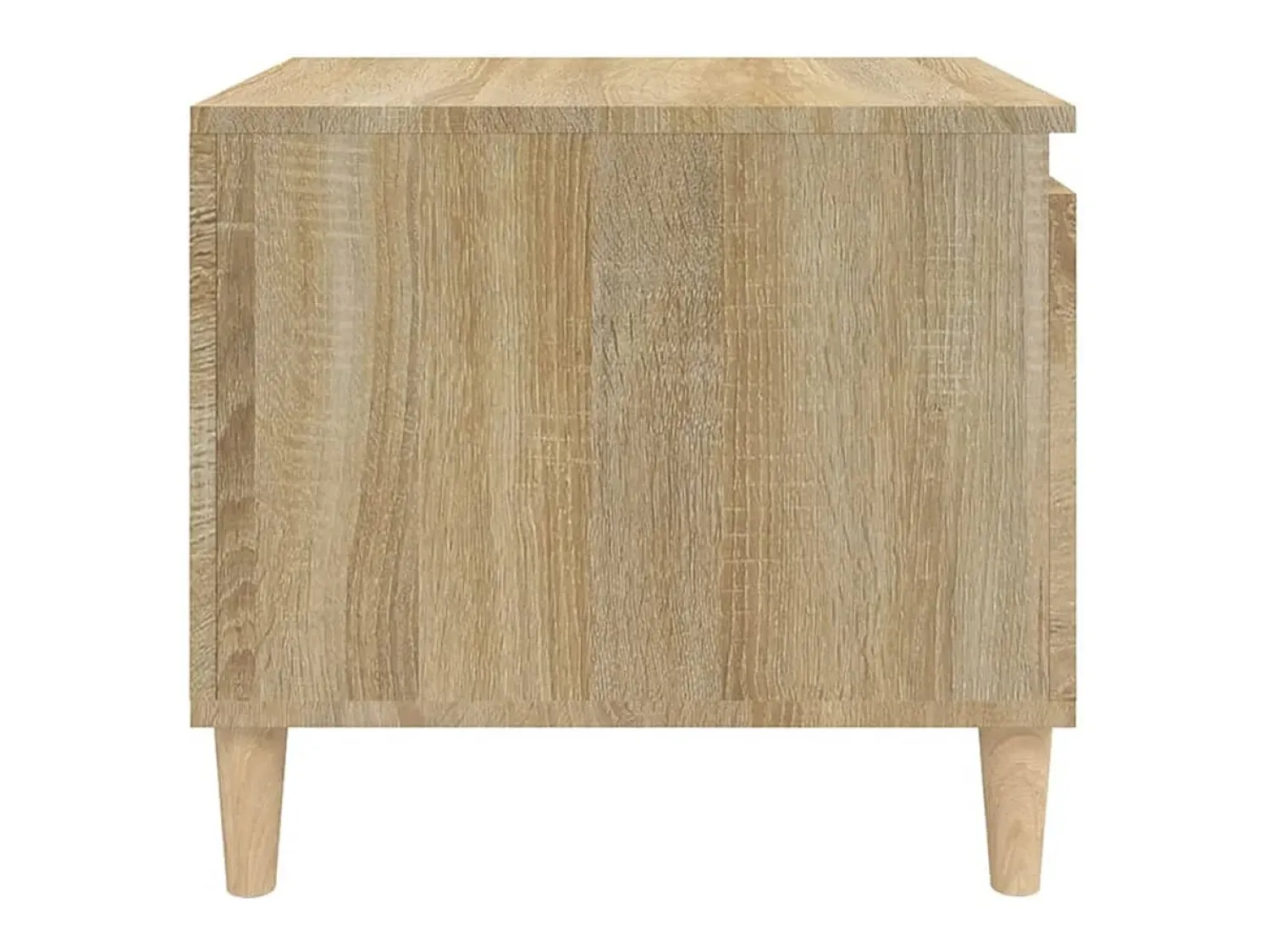 Mesa De Centro| Mesa de centro | Mesa de apoio 100x50x45 cm derivados madeira carvalho sonoma Castanho