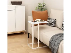 Sale Mesa de centro | Mesa de apoio 40x30x59 cm derivados de madeira Branco