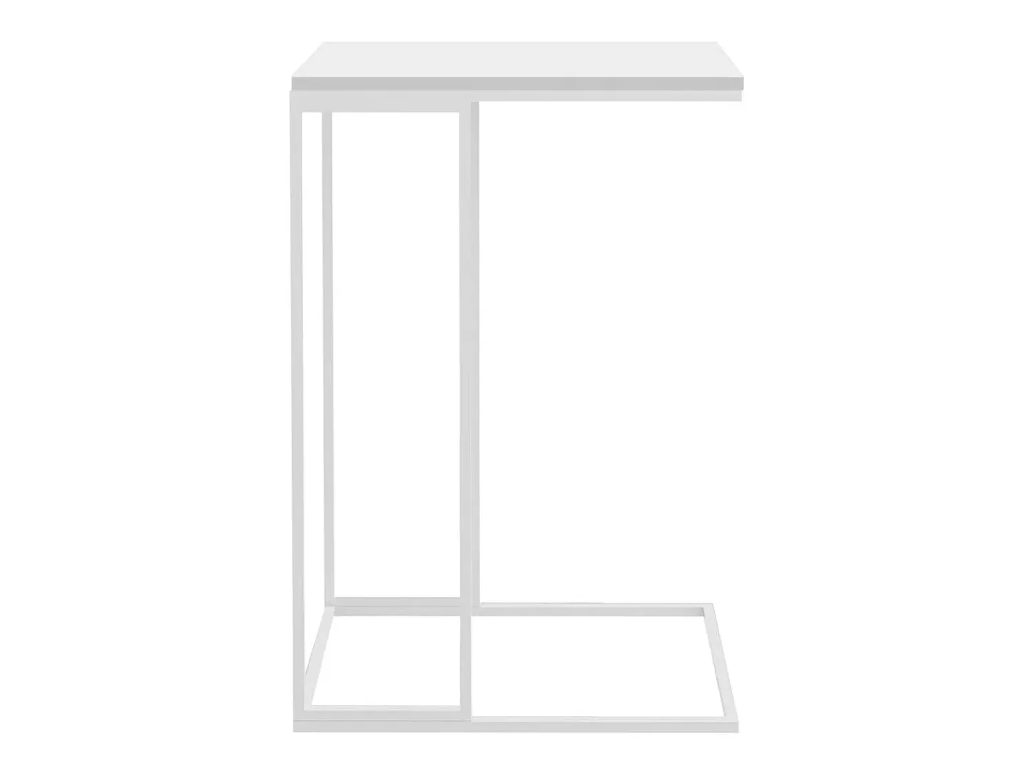 Sale Mesa de centro | Mesa de apoio 40x30x59 cm derivados de madeira Branco