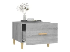 Mesa de centro | Mesa de apoio 50x50x40 cm derivados de madeira sonoma^ Mesa De Centro