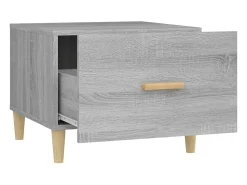 Mesa de centro | Mesa de apoio 50x50x40 cm derivados de madeira sonoma^ Mesa De Centro