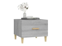 Mesa de centro | Mesa de apoio 50x50x40 cm derivados de madeira sonoma^ Mesa De Centro