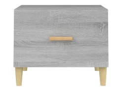 Mesa de centro | Mesa de apoio 50x50x40 cm derivados de madeira sonoma^ Mesa De Centro