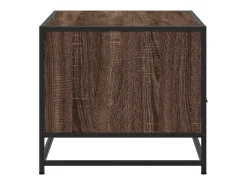 Mesa De Centro| Mesa de centro | Mesa de apoio 100x50x45cm deriv. madeira/metal carvalho Castanho