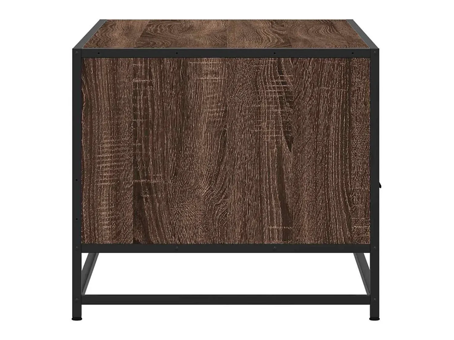 Mesa De Centro| Mesa de centro | Mesa de apoio 100x50x45cm deriv. madeira/metal carvalho Castanho