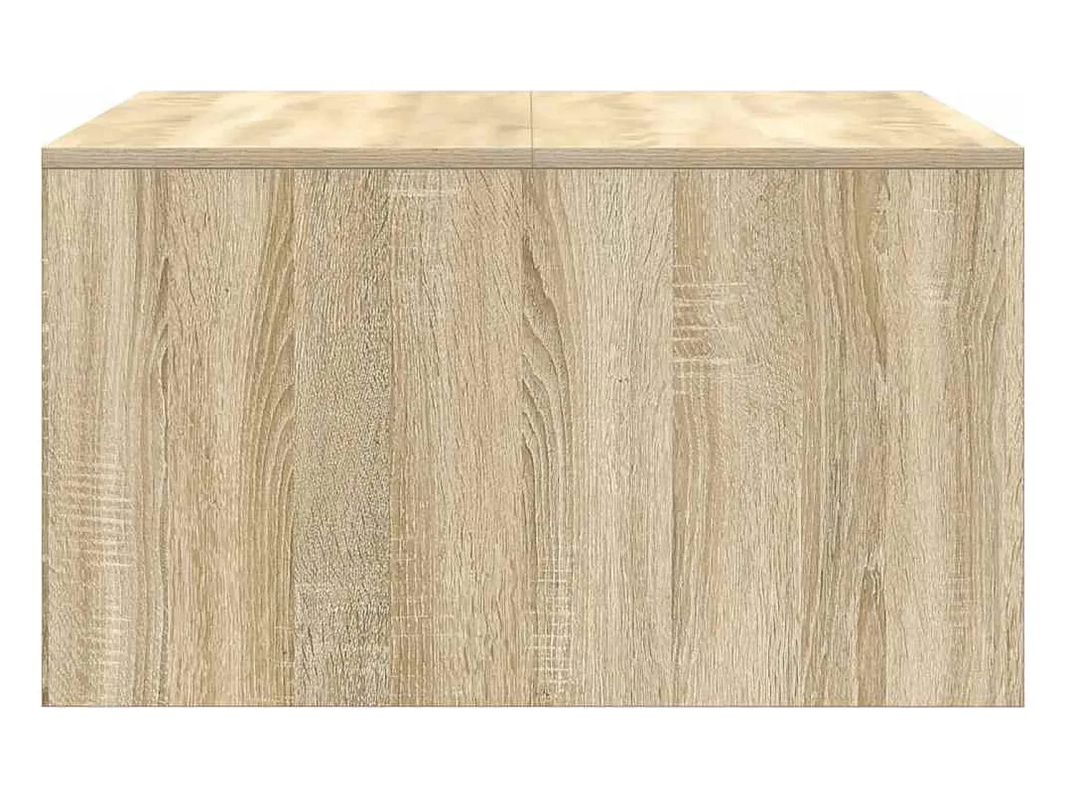 Sale Mesa de centro | Mesa de apoio com gavetas 70.5x70x40 cm carvalho sonoma Castanho